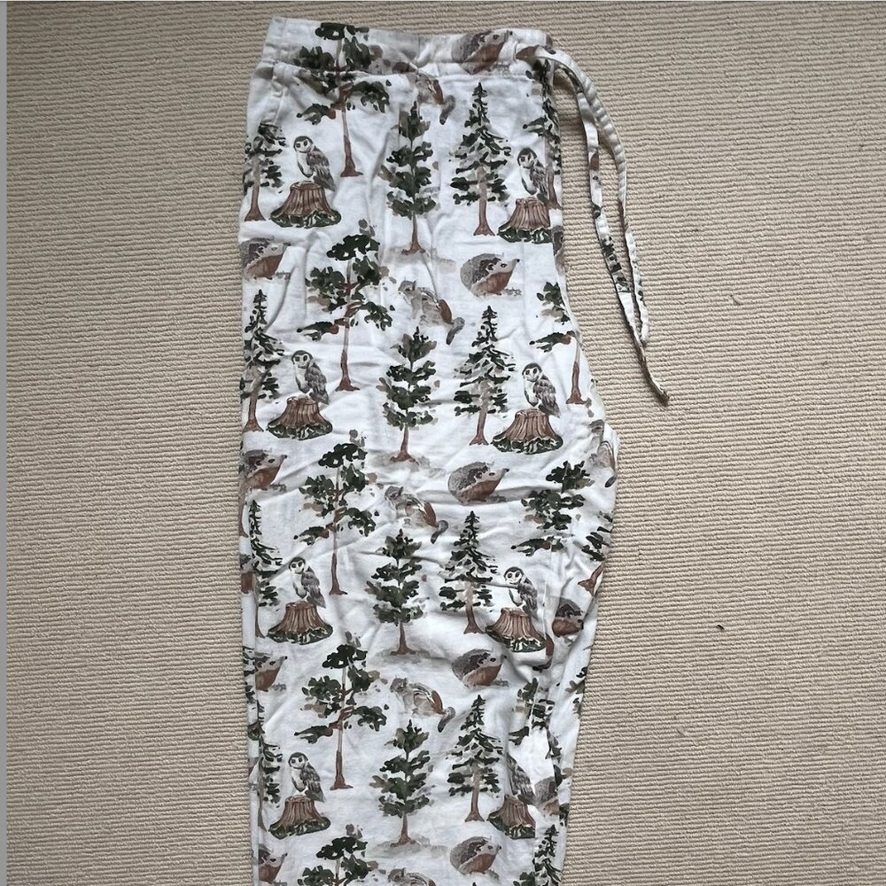 Mahogany Flannel Pajama Bottoms
